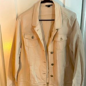 Cream Jean Jacket Never worn
